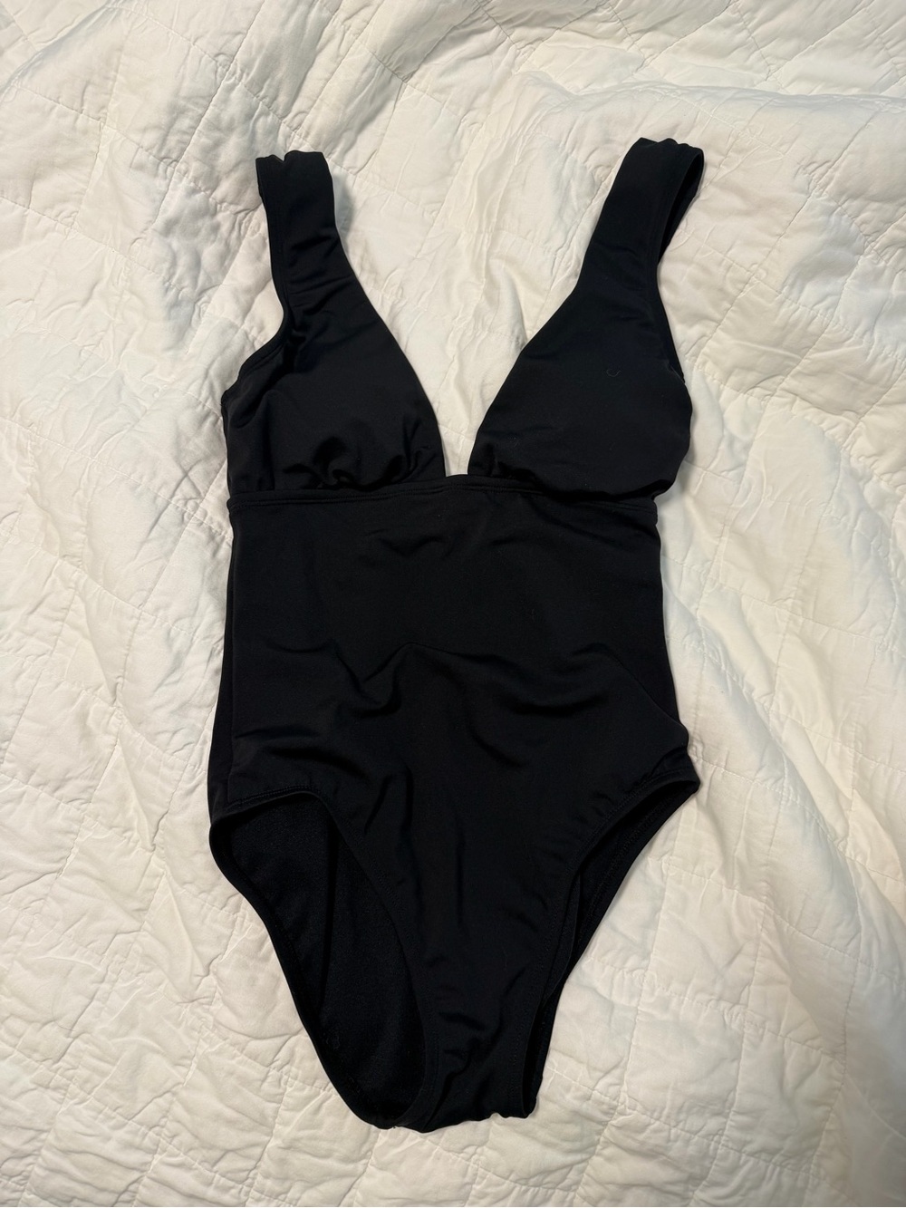 Time and Tru Black Women's One-Piece Swimsuit